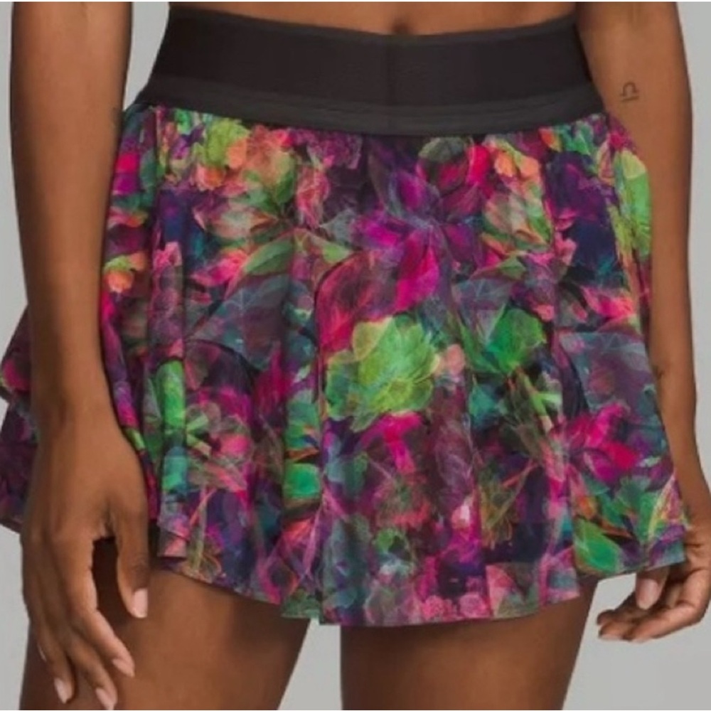🍋Lululemon Floral Multicolor Tennis Skirt